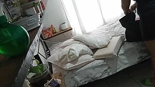 Milf Says, 'Who Is Watching Me Clean My Room?'