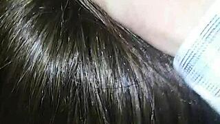 Jenna is sucking on some big white cock right now