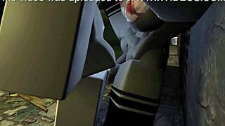 Kyller Sucking Hard in a Dark Alley with Intense 3D Cartoon Action