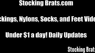 Renee And Monica Engage In Lesbian Foot Fetish Sex