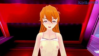 Rei Ayanami and Asuka Langley Soryu in Intense POV Hentai Action