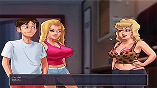 Summer Time Saga Uncensored Part 38 with hentai cartoon anime game dating elements