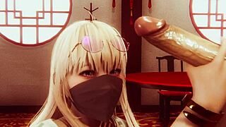 Yo, check this uncensored 3D anime hentai with a hot gyaru at home