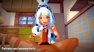 Uncensored Genshin Mualani Hentai Adventure