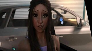 Look at this petite teen 18+ getting rough anal on the car!