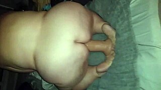 Mature BBW Fucks Huge New Dildo Deeply