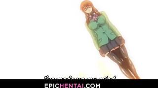 i love how anal sex turns her face into ahegao in this hentai