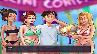 Summer Time Saga Uncensored Part 38 with hentai cartoon anime game dating elements