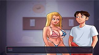 Summer Time Saga Uncensored Part 38 with hentai cartoon anime game dating elements
