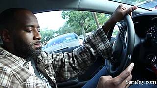 Busty Big Butt Cougar Sara Jay Takes A Ride On Her Driver Shaundam