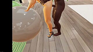 fucking the teen in gym with big cock in 3d.