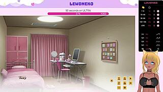 Vtuber Lewdneko Plays Love Cubed Part 4 With Big Tits