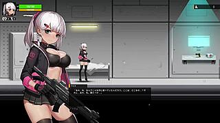 Massive hentai cock slams into big anime tits hard.