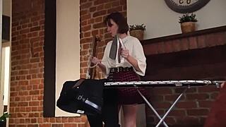 Cleaning for money turns into a wild deal in part 2