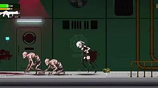 Massive hentai cock slams into big anime tits hard.