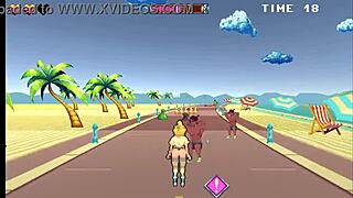 Roller Babe Hentai Game: Outdoor BDSM With Muscular Guys And Monster Cocks