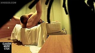 I’m shocked, hid a camera to catch this fat chick giving oral!