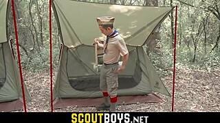 Hell Yeah! Little Gay Twink’s Tight Ass Stretched by Scoutmaster’s Massive Dick in Woods!