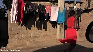 African winter best fought with warm comfort from lesbian friends