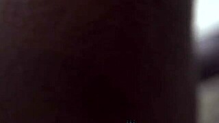 Amateur blonde babe Emma Sirus gets panties off, eaten out, creams in POV