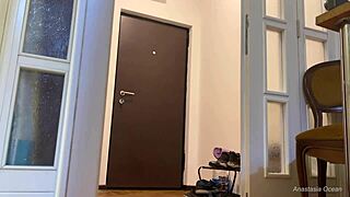 I Took Off My Panties In Front Of The Delivery Guy And Gave It For A Present