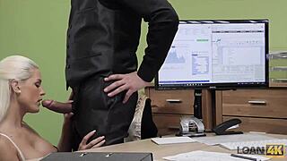 loan4k special casting passed by blonde for credit in outdoor czech interview