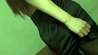 japanese beauty anri tachibana trained hard in a private room.