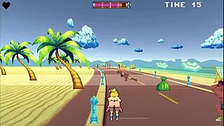 Roller Babe Hentai Game: Outdoor BDSM With Muscular Guys And Monster Cocks