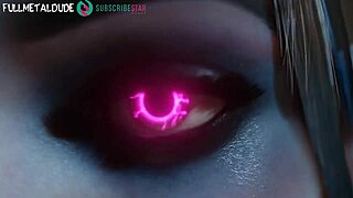 Аниме хентай сцена с большими сиськами в диком действии