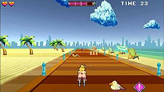 Roller Babe Hentai Game: Outdoor BDSM With Muscular Guys And Monster Cocks