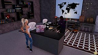 feeling the intense black monster cock