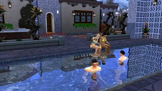 Dangerous ties episode 11 features intense scenes in Spanish Sims 4 XXX