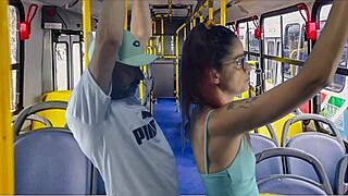 Student groped and screwed inside a public bus