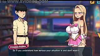 Princess Sophia Hentai Game Has Bratty Princess Stripping Naked