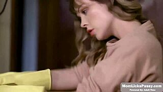 stepteen 18+ licks hot stepmom to settle a naughty debt in wild encounter