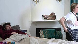 Stepdaughter craves cock at catholic school. Will she go wild?