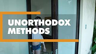 Kimmy Granger offers footjob and POV blowjob