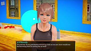 my new family plays homemade game with small tits