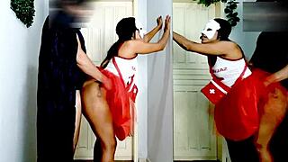 Zorro e a enfermeira devassa with assfucking anal creampie blowjob