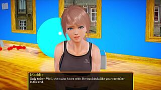 my new family plays homemade game with small tits