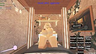 Blonde rides big black cock in doggystyle