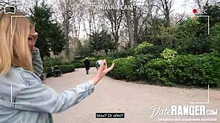 Blonde Hookup Anal In Park