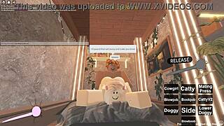 Blonde rides big black cock in doggystyle