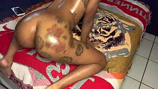 Mini Stallion Fucking Hard in Sex Theater!