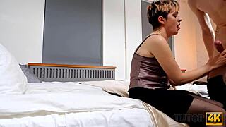 Hey, check this out! Tutor4K teacher turns slutty with Russian guy during wild missionary sex.