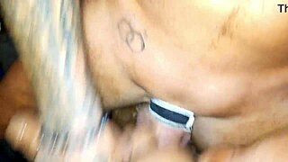 Bareback sinner feels deep pleasure sinning inside sweet ass with double penetration