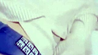 Man, this sexy student Qing Teng babe is rare, bent over with wet pussy dripping during doggystyle!