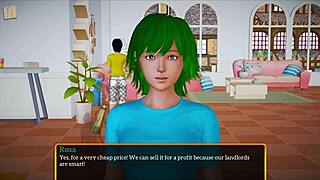 blonde with big tits and ass plays homemade game