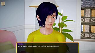 blonde with big tits and ass plays homemade game