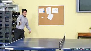 In the boys' locker room, he experiences his first gay sex while watching donkey movies